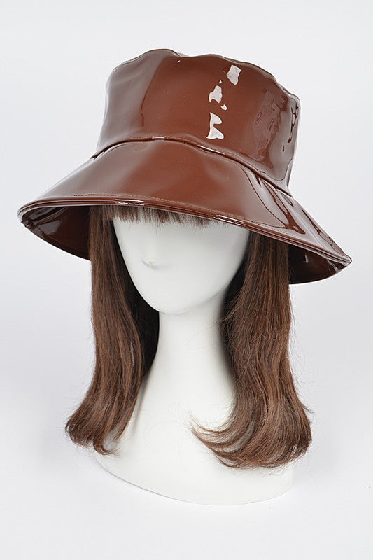 Patent Leather Iconic Bucket Hat