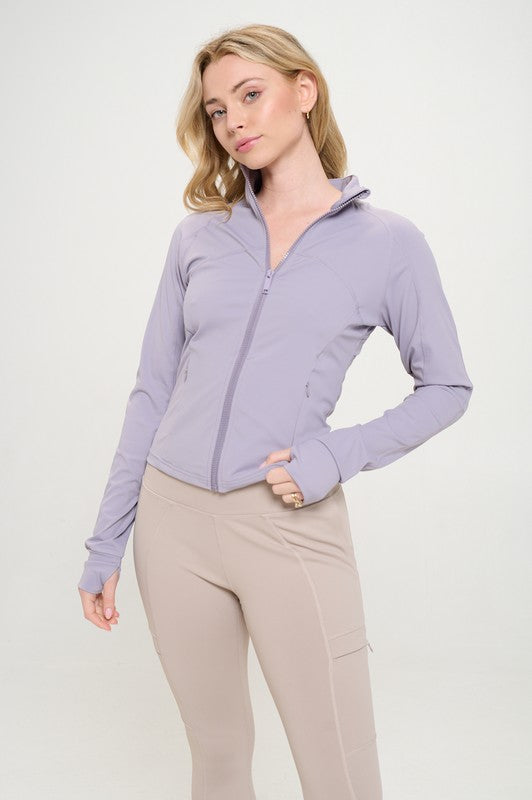 Workout Jacket Long sleeve Zip-Up