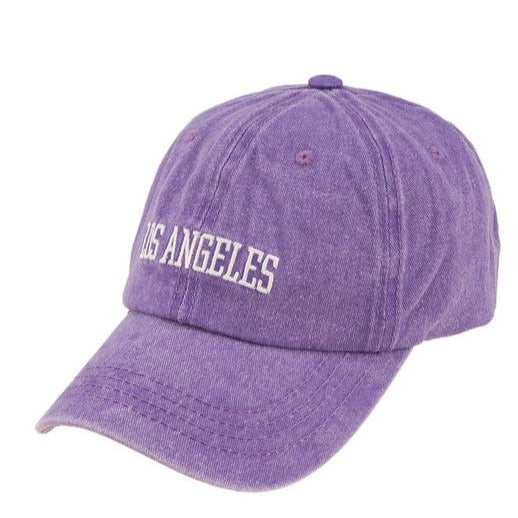 LOS ANGELES Embroidery Pigment Cap