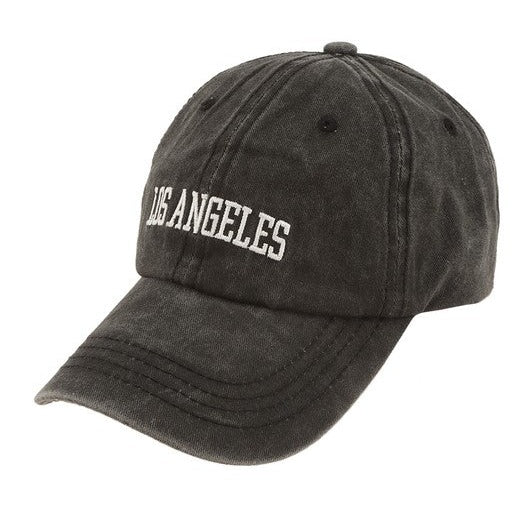 LOS ANGELES Embroidery Pigment Cap