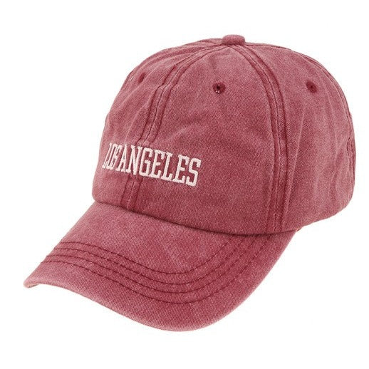 LOS ANGELES Embroidery Pigment Cap