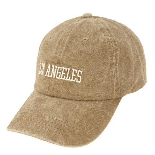 LOS ANGELES Embroidery Pigment Cap