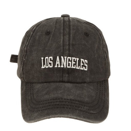 LOS ANGELES Embroidery Pigment Cap