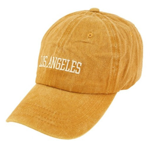 LOS ANGELES Embroidery Pigment Cap