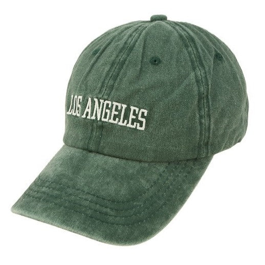 LOS ANGELES Embroidery Pigment Cap