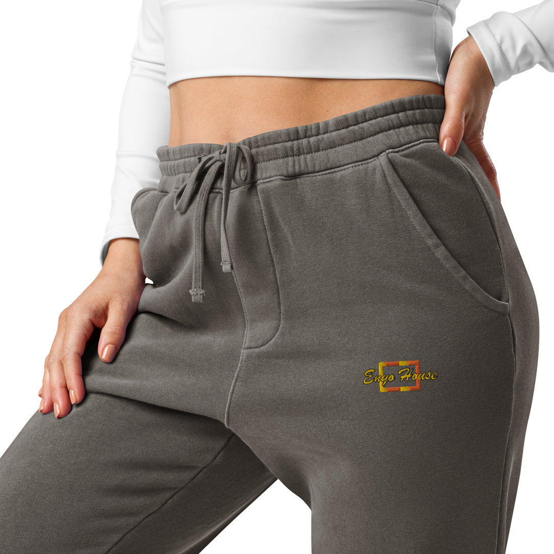 Women's rest day pigment-dyed sweatpants